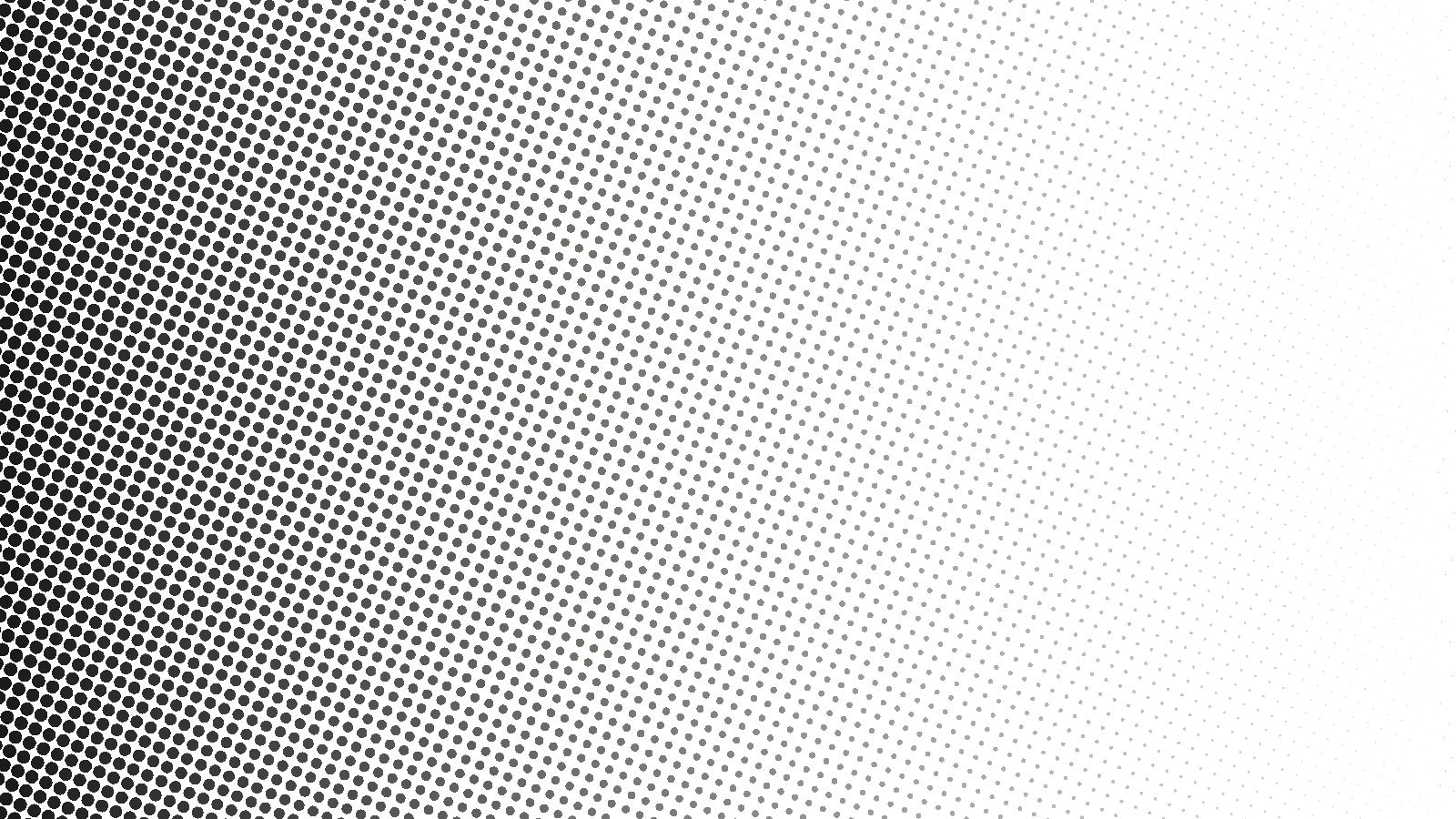 Coarse halftone rendering of an orange gradient