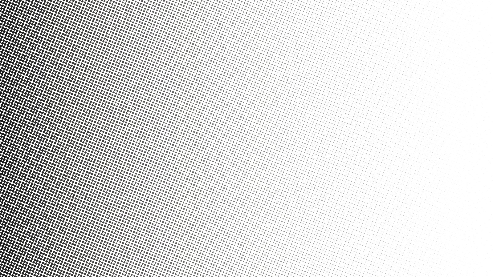 Medium halftone rendering of an orange gradient